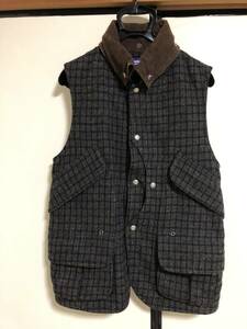 【JUNYA WATANABE CdG MAN/ジュンヤワタナベ　コムデギャルソンマン】のAD2009／襟コーデュロイツイードベスト/WD-J005 XS