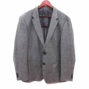 ヒューゴボス HUGO BOSS テーラードジャケット 背抜き ウール UK54 XXL グレー /YK メンズ