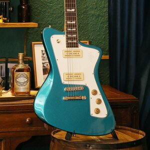 送料無料 新品 Baum Guitars バウム ギター エレキギター Wingman Limited Drop, Ocean Mist ケース付