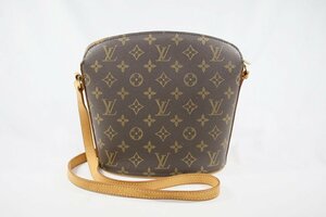 ◎ 中古品 LOUIS VUITTON ルイヴィトン M51290 モノグラム ドルーオ ショルダーバッグ トートバッグ ブラウン レザー 革 レディース