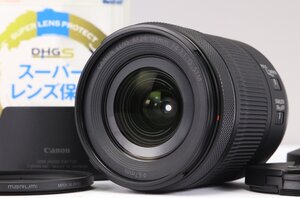 【 新品同様 | 動作保証 】 Canon RF24-105mm F4-7.1 IS STM 【 純正レンズフード・レンズプロテクター 追加付属 】