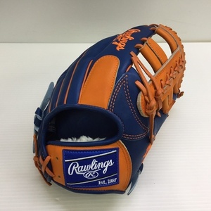 中古品 ローリングス Rawlings HOH スペシャルオーダー 軟式 内野手用グローブ ニューヨーク・メッツ チームカラー 2213