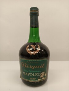 【未開栓】ブランデー コニャック ビスキー ナポレオン 古酒 Bisquit COGNAC グリーンボトル 