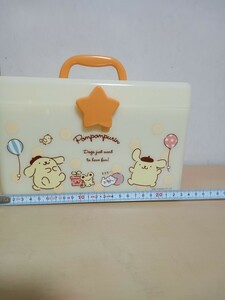 #377 sanrio サンリオ ポムポムプリン 持ち手付きBOX ボックス 小物入れ ケース