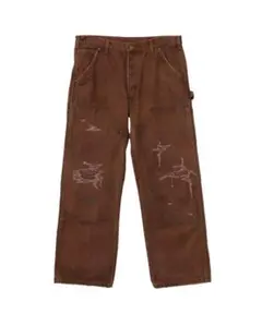 KAMIYA Boro Painter Pants ブラウンMサイズ