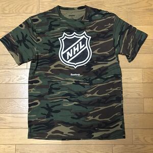 NHL MEN’S SHORT SLEEVE T-SHIRTS (Reebok) size-M(着丈68身幅50) 中古(美品) 送料無料 NCNR