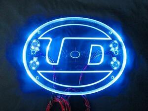 UD　クオン/コンドル　LEDオーロラマーク　ブルー(青)　24V　エンブレム　