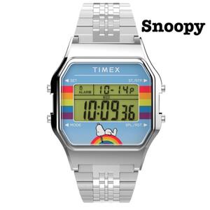 【スヌーピー 】Snoopy/TIMEX/メンズ.レディース腕時計/プレゼントに/男性.女性用/お洒落/かわいい/激レア/ウオッチ/タイメックス/デジタル