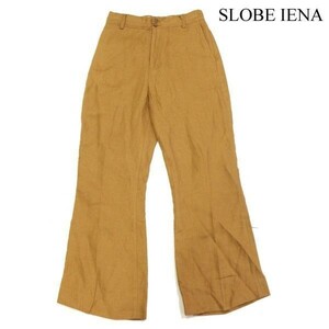 20SS★ SLOBE IENA スローブ イエナ 春夏 麻100%♪ リネン フレア パンツ Sz.38　レディース　D3B00123_2#P