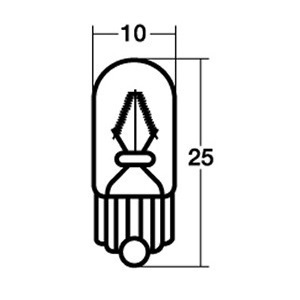 スタンレー(STANLEY) バイク メーター球 メーターポジション球 WB125 12V3.4W