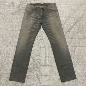 2C COMME CA MAN コムサ メン S デニム ジーンズ ジーパン 黒ブラックグレー MADE IN JAPAN日本製 07-29PS10 （株）ファイブフォックス