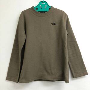 □THE NORTH FACE トップス 130 茶系 ノースフェイス ロングスリーブマイクロフリースモックネッククルー NAJ72253 複数落札同梱OK240904-5