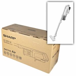 1円〜■新品 正規品 9.9万 シャープ 充電式掃除機 ラクティブエア サイクロン式 コードレス SHARP RACTIVE Air EC-SR9-W 兵庫県姫路市発 K2