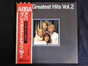 ABBA　アバ　ABBA GREATEST HITS VOL.2 　帯付き　見開きジャケット