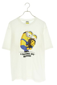 アベイシングエイプ Tシャツ 002TEI731902C サイズ:XL キャラクタープリントTシャツ 中古 BS99