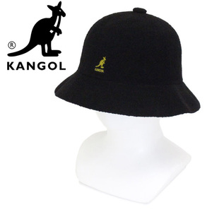 KANGOL (カンゴール) 195-169015 Bermuda Casual バミューダ カジュアル ハット 37BLACK/GOLD KGL011 M