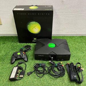 【現状品】『1-465』XBOX エックスボックス 本体 コントローラー ケーブル などまとめ