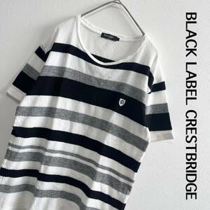 BLACK LABEL CRESTBRIDGE ブラックレーベルクレストブリッジ　半袖　半袖Tシャツ Tシャツ　トップス　　シャツ　カットソー ボーダー M