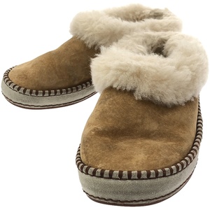 UGG アグ シープスキン スリッポンシューズ キャメル 24cm ITU4GHSKGFFW