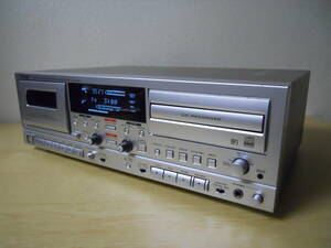 ★TEAC★ ティアック カセット/CDレコーダー AD-RW950 / 2016年製 / 動作品・メンテ済 / 新品ピンチローラー / 純正リモコン・取説 付属