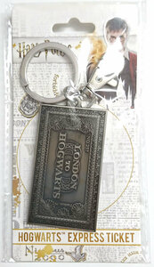 Harry Potter (ハリー・ポッター) Hogwarts Express Ticket (ホグワーツ・エクスプレス チケット) Pewter Key Ring メタルタイプ キーホル