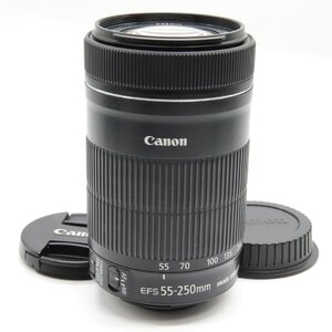 【ほぼ新品】Canon キヤノン 望遠ズームレンズ EF-S55-250mm F4-5.6 IS STM APS-C対応 EF-S55-250ISSTM