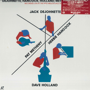 LASERDISC Jack Dejohnette Dejohnette, Hancock, Holland VALJ3226 VIDEOARTS Japan /00600