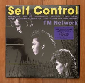 LP シュリンク ステッカー TM Network / Self Control 