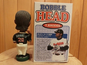 コレクション 近鉄バファローズ タフィ・ローズ選手 T.RHODES 人形 置物 BOBBLE HEAD