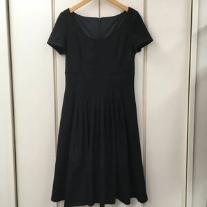 美品！ANAYI ウールタックフレアワンピース(38)