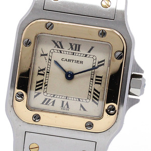 カルティエ CARTIER W20012C4 サントスガルベSM クォーツ レディース _863750