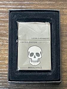 zippo BIOHAZARD 2 LEON.S.KENNEDY 限定品 バイオハザード 1998年製 年代物 レオン スコット ケネディ シリアルナンバー NO.0783