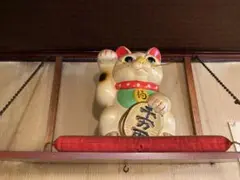 招き猫　年代物　日本伝統工芸品