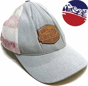 1点物◆アメリカ大統領MTラシュモア帽子メッシュキャップ古着メンズレディースOKアメカジ90sストリート/スポーツブランド灰色グレー372991