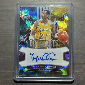 Michael Cooper Catalysts Signatures Auto /49 Astral Parallel Prizm 2023-24 Panini Spectra Basketball NBA Autograph 直筆サイン