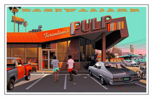 パルプ・フィクション Pulp Fiction 大 ポスター 90x60cm グッズ タランティーノ ユマ サーマン 映画 雑貨 フォト アート 大判 大きい 1