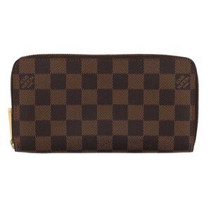 LOUIS VUITTON ルイヴィトン 財布 長財布(小銭入有) N60015 Brown Damier Ebene Canvas ジッピー・ウォレット