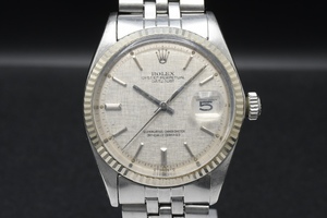 難あり ROLEX DATEJUST Ref:1601 Cal.1570 ロレックス デイトジャスト サテンダイヤル 自動巻き メンズ 腕時計 1971年製 ■30470