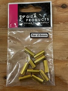 GIZA カラー　ブレーキ　アウターキャップ 10個入り ゴールド