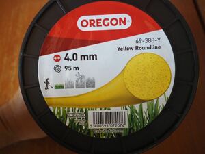 オレゴン　円形コード4.0mm 5メートルの量り売りです。ナイロンコード ジェットフィット