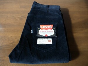 ★希少 未使用 60’s LEVIS 518 BIGE ブラック コーデュロイ 31×32 / ビンテージ リーバイス ビッグE Vintage 裾直しあり (検 501 519