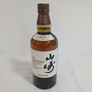 SUNTORY サントリー YAMAZAKI 山崎 ノンエイジ シングルモルトウィスキー 容量700ml 度数43% 古酒 未開栓 重量 約1282g 12 シ 418