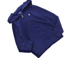 POLO RALPH LAUREN ポロ ラルフローレン 裏起毛 ジップアップ パーカー size6(115-120cm)/紺 ◇■ ☆ ekc6 子供服