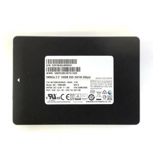 S61108151 SAMSUNG SATA 240GB 2.5インチ SSD 1点 使用時間：28708【中古動作品】