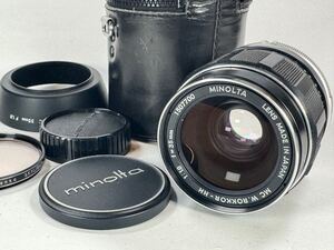 MINOLTA MC W.ROKKOR-HH 35mm f1.7【現状品】