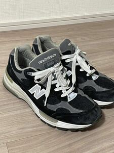 1円スタート New Balance 992ブラック 27cm スニーカー NIKE ナイキ AIR MAX ニューバランス 990 991 993 ジョーダン