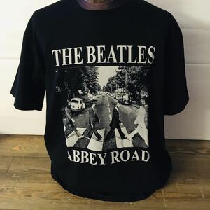 ビートルズ　The Beatles アビーロード　L バンドTシャツ　ロックT