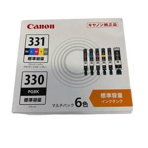 【未使用】Canon キャノン BCI-331+330/6MP 純正プリンターインク マルチパック6色 標準容量 取付期限:2026年7月 L74710RL