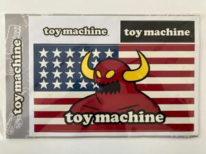 toy machine(トイマシーン)B5ダイカットステッカー002/シール/SKATEBOARD/スケートボード