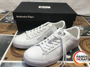 ◆【未使用品】onitsuka tiger スニーカー 1183B504 23.5ｃｍホワイト